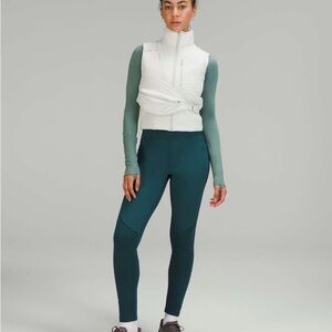 Lululemon Tech Fleece High-Rise Running Tight (Green Jasper)